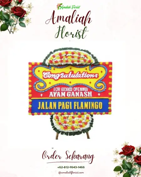 Sewa Papan Bunga Megati